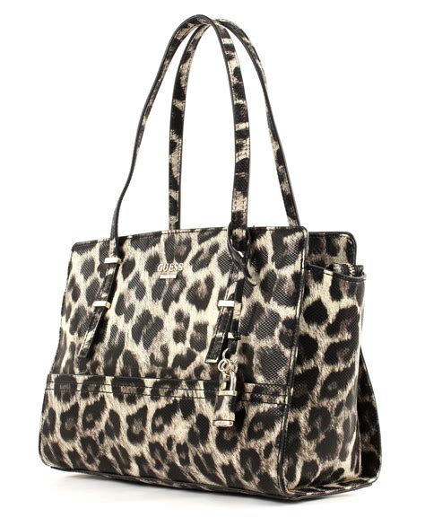 guess tasche leopard